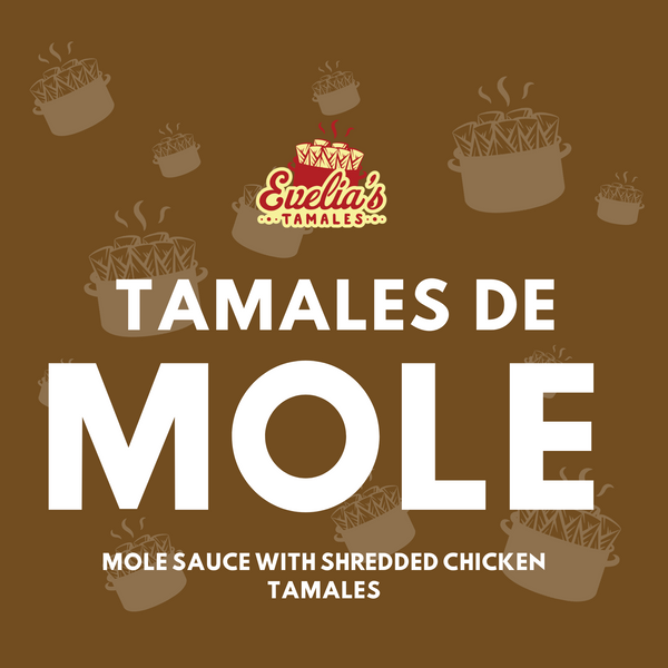 Mole Pollo Tamales Box - 24 Tamales